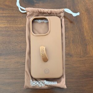 Loopy Case Saddle Brown Phone Case with Loop
